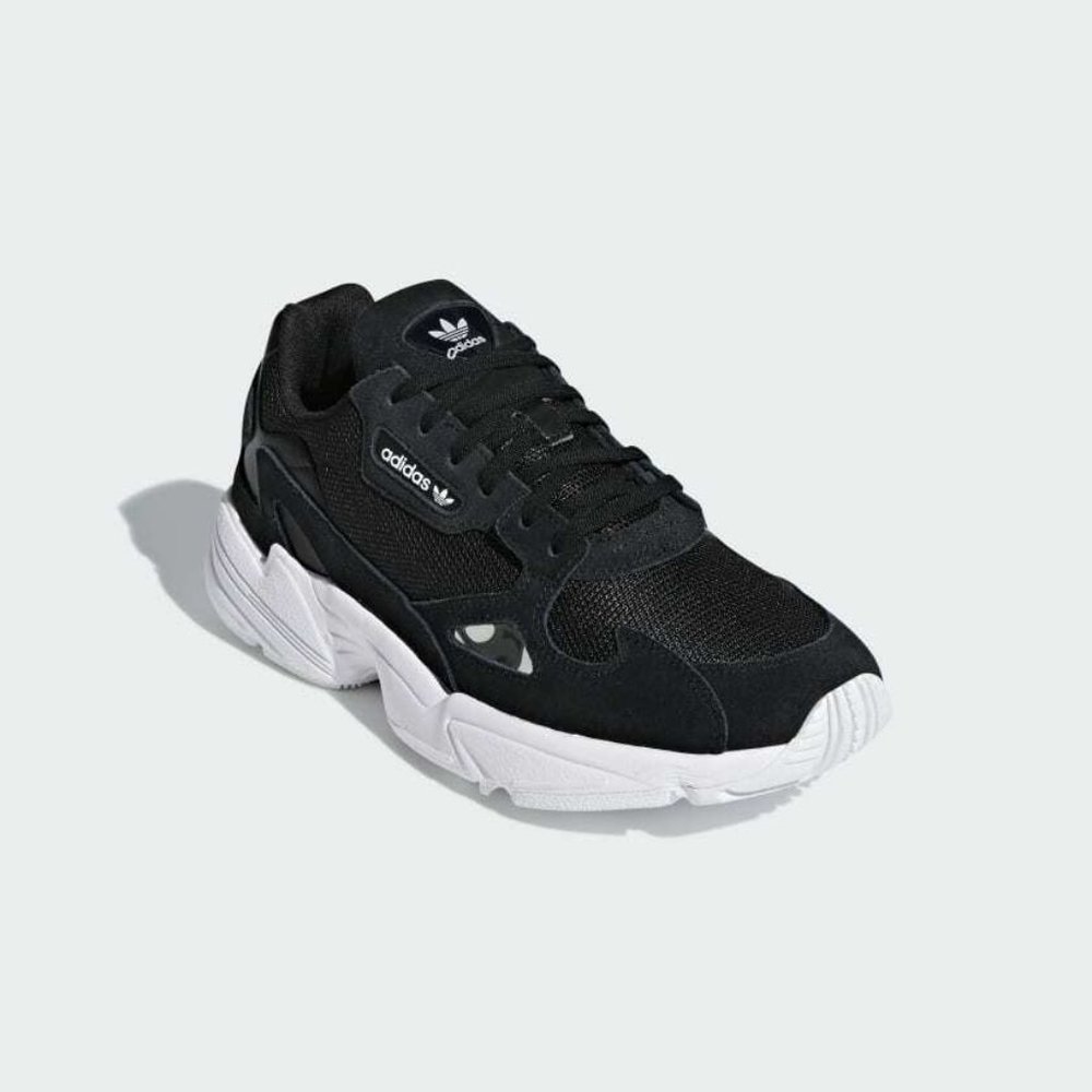 Adidas Originals Women's White Black FALCON Sneakers Size 5 us B28129
